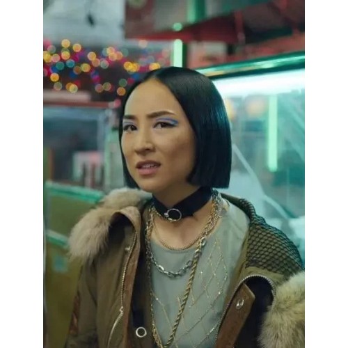 Russian Doll Season 2 Maxine Fur Jacket
